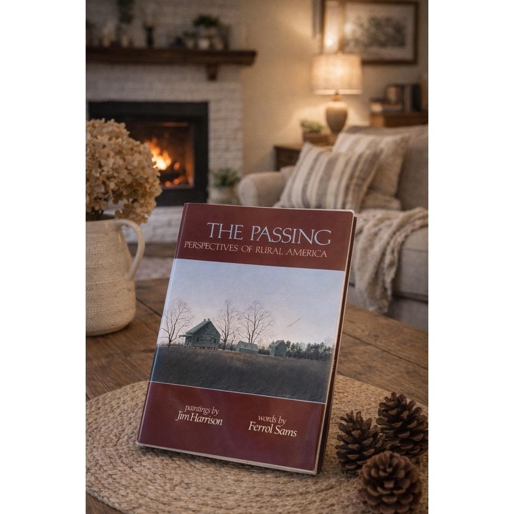 The Passing, perspectives of rural America, paintings by Jim Harrison HC DJ 1st